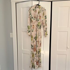 Floral Long Sleeve Maxi Dress
